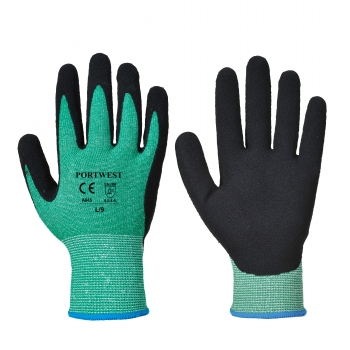 Schnittschutz-Handschuhe Level 5 - grün