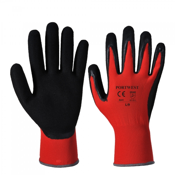 Schnittschutz-Handschuhe Level 1 - rot