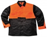 Forstarbeiter-Jacke OAK schwarz-orange ohne Schnittschutz
