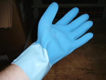 Latexhandschuh Moratuwa blau extra dick
