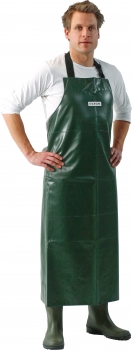 PVC-Schürze blau
