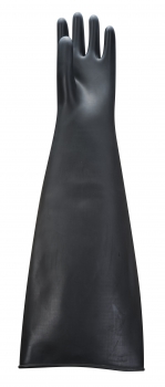 Preview: schwere Gummihandschuhe in Industriequalität - 60 cm lang