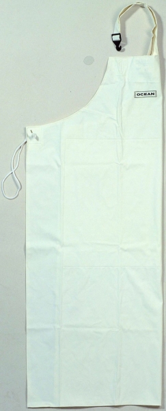 PVC-Schürze weiss