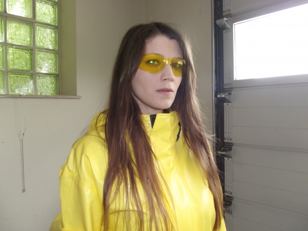Schutzbrille TECTOR CHAMP gelb getönt