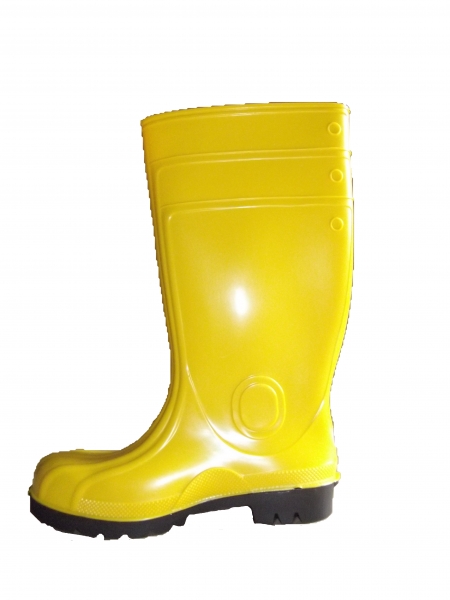 Sicherheitsgummistiefel aus PVC gelb S5